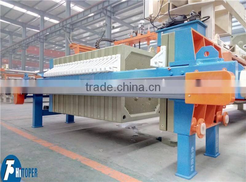 New technology automatic hydraulic membrane filter press machine for paper waste treatment