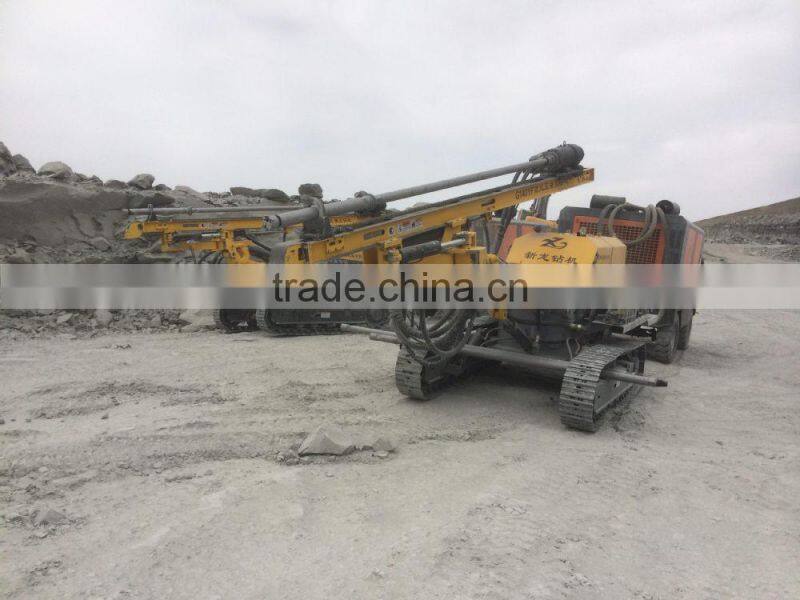 slope project soil nailing track bore hole drilling machine CTQ-G140YF