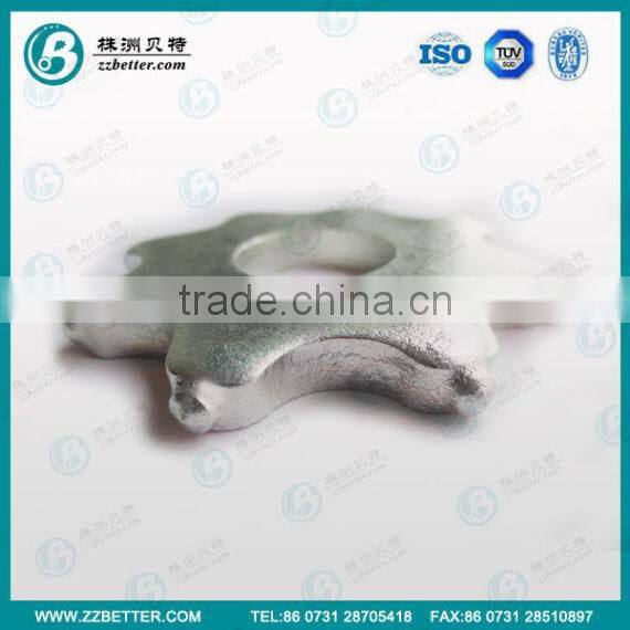 Tungsten carbide cutter Material in zinc coating