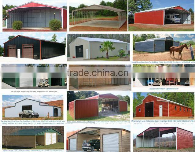 Hot sale prefabricated garage/rv canopy carport/modular garage