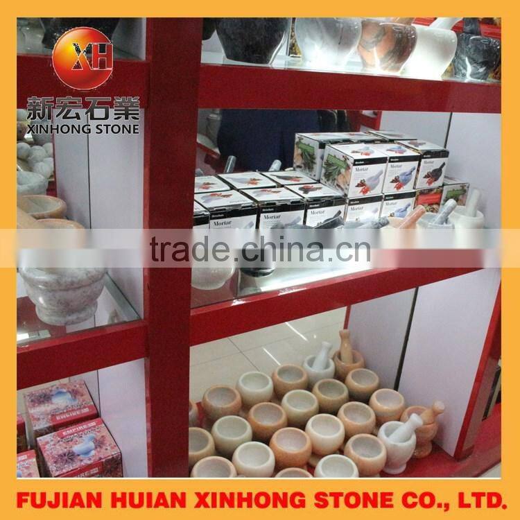 natural stoneware bowl and mortar with pestle for home usage