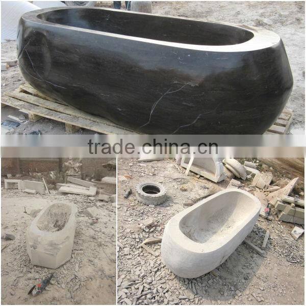 High Polished Natural Stone Bathtub for Sale