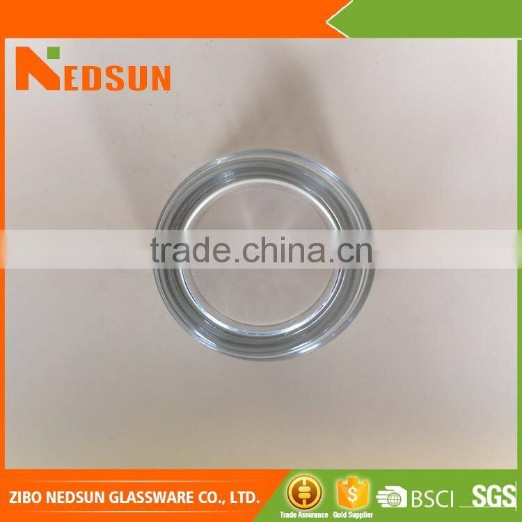 2016 High quality factory price wholesale glass tealight candle jar