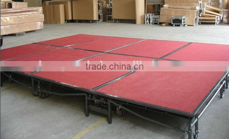 Cheap price metel frame stage for wedding and sale
