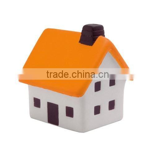 Anti Foam House Shape Printed PU Releasing Stress Ball