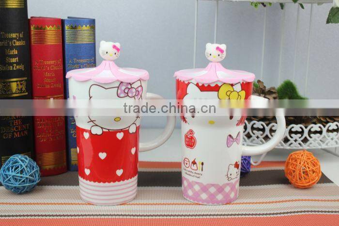 hello kitty cup lid,Hello Kitty Mugs Ceramic Cups With Silicone Lid