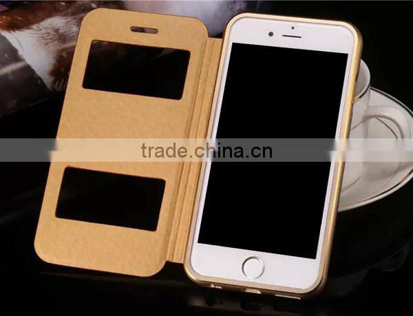 Anti-dust Classics Durable Flip PU Leather Mobile Phone Case For iPhone6