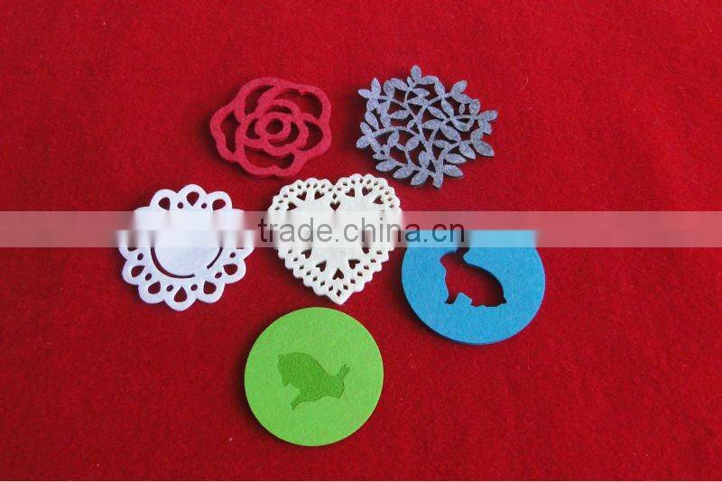 round felt coaster