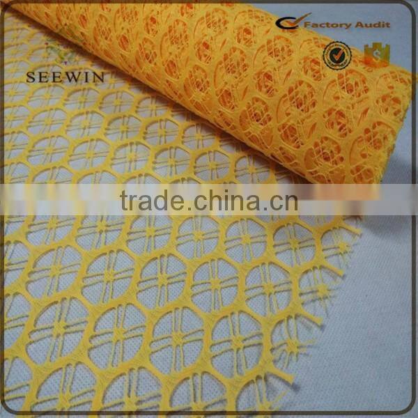 wholesale lemon mesh fabric for flower , gift wrapping