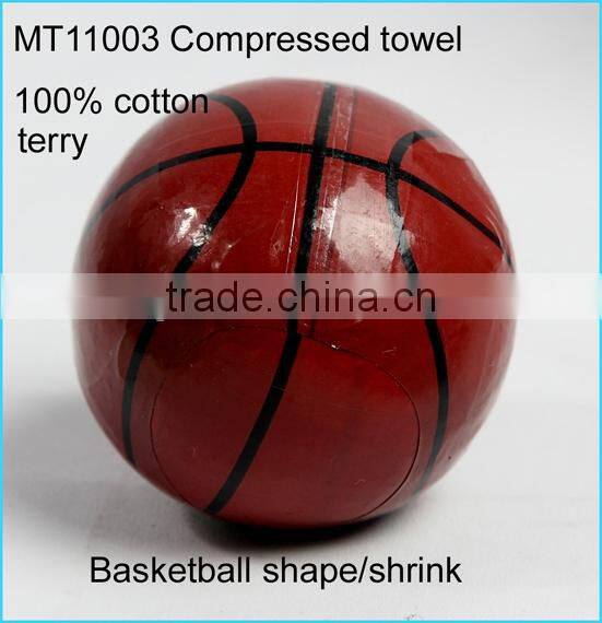 Cheap 100% compressed cotton face towels for customized gift