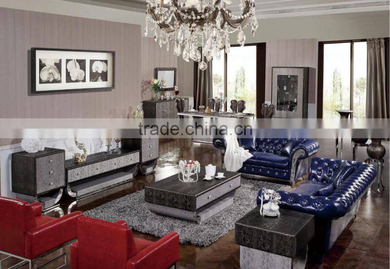 Home Furniture /living room Wine cabinet Glass with MDF C107