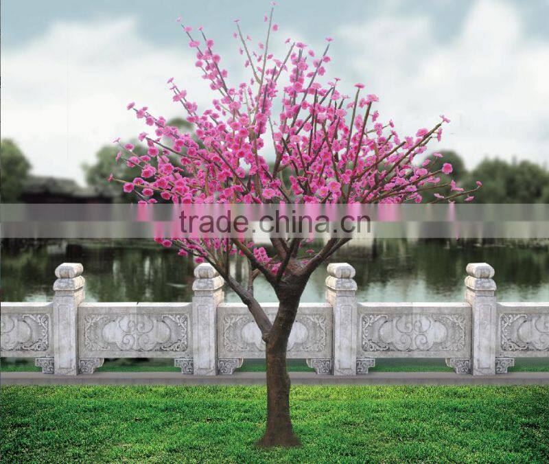 Pink fake light up cherry blossom tree for wedding decor