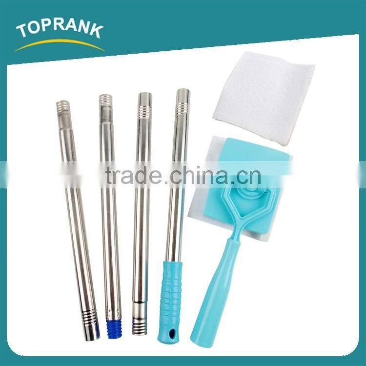 Toprank Fast Easy Way To Clean Baseboard And Moldings Simply Walk Glide Baseboard Cleaning Mop Extendable Microfiber Dust