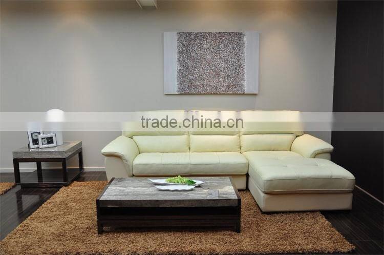 luxury furniture chesterfiled coner leather sofa