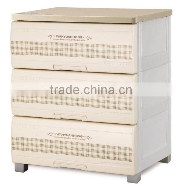 Decrative Sturdy 3 Drawer Closet/Office Furniture Storage Cabinet