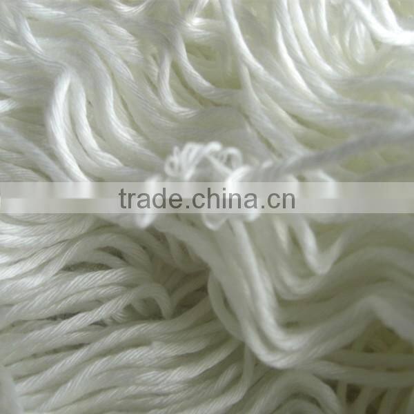 28Nm/2 acrylic nylon blended yarn 80/20 ring spun raw white for sale