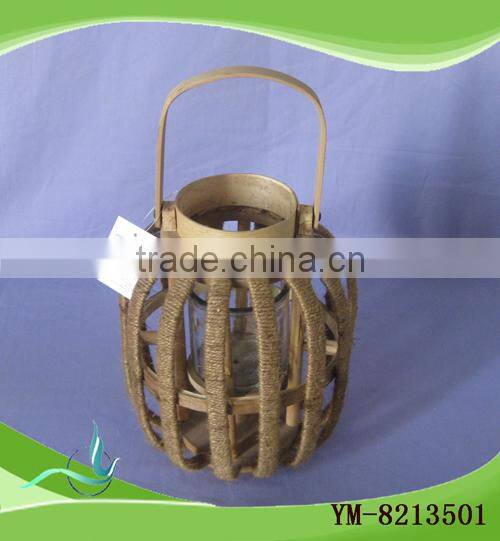 Elegant Wooden Candle Lantern