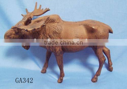 cast iron, garden decoration, cast iron moose,cast iron decorative pieces