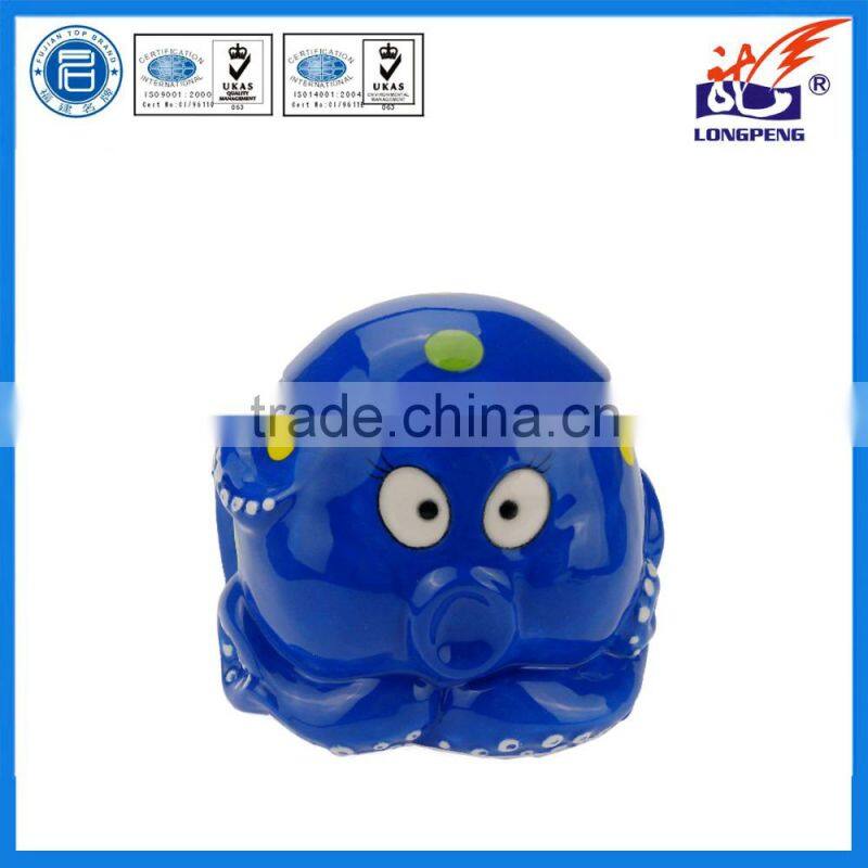 Different kinds of ocean series cute octopus sweets candy boxes /cookie jar/ceramic cainster wholesale