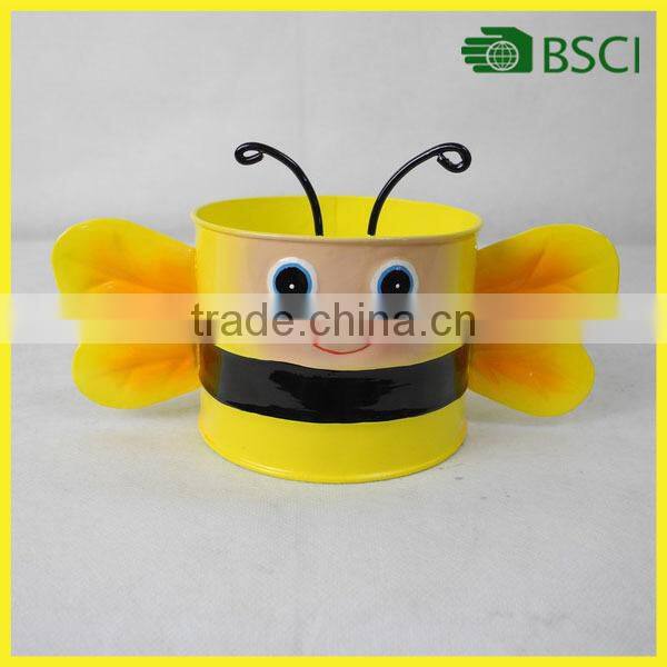 Fujian wholesale crafts metal powder coating garden flower pots