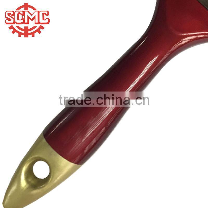 plastic handle stainless steel feerule black bristle paint brush