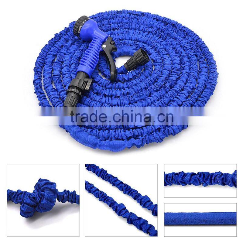 garden expandable hose with spray nozzle