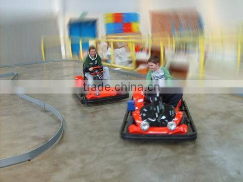Selling Kids Racing Coin Operated V-GO Kart with Safety Bumper For Sale