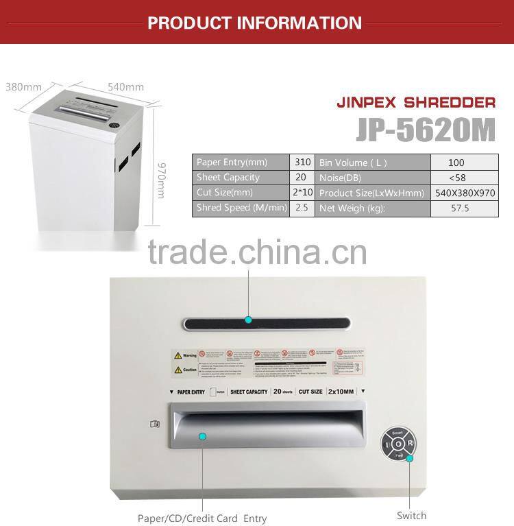 JP-5620M Heavy duty big office equipment machine Micro cut 310MM