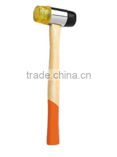 Plastic Soft Face Hammer with wooden handle, 20mm ~ 45mm full sizes