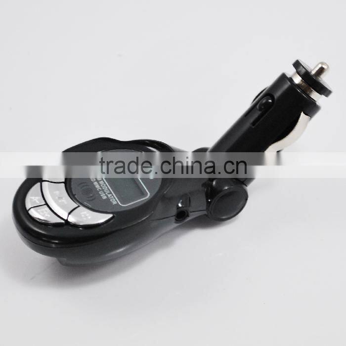 Car MP3 Player Wireless FM Transmitter With USB SD MMC Slot