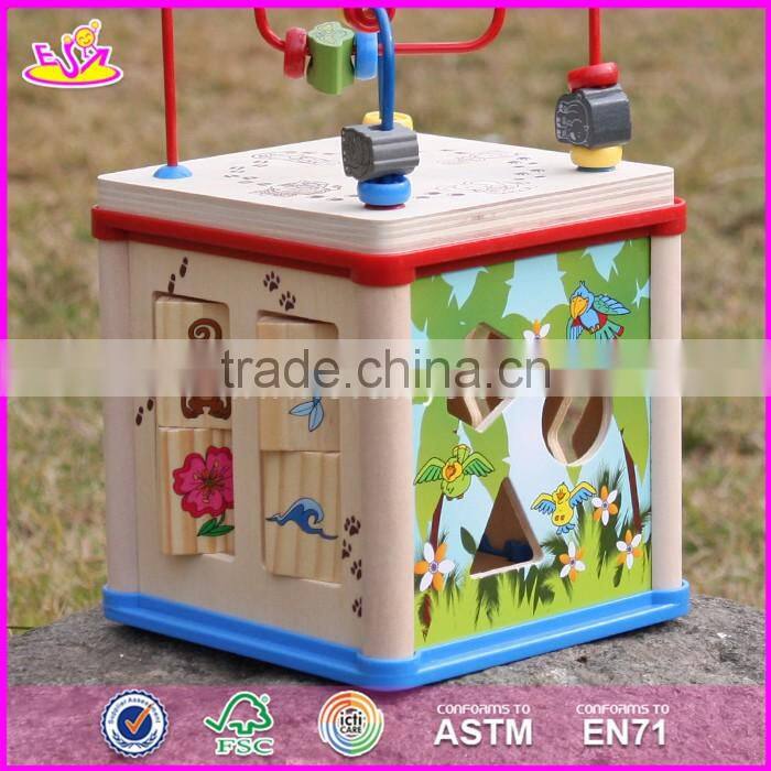 3D wooden puzzle game educational toy for kids W11B132-S