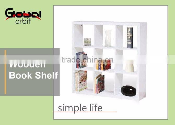 New Design Furniture Storage Wood Bookcase Wooden Book Shelf