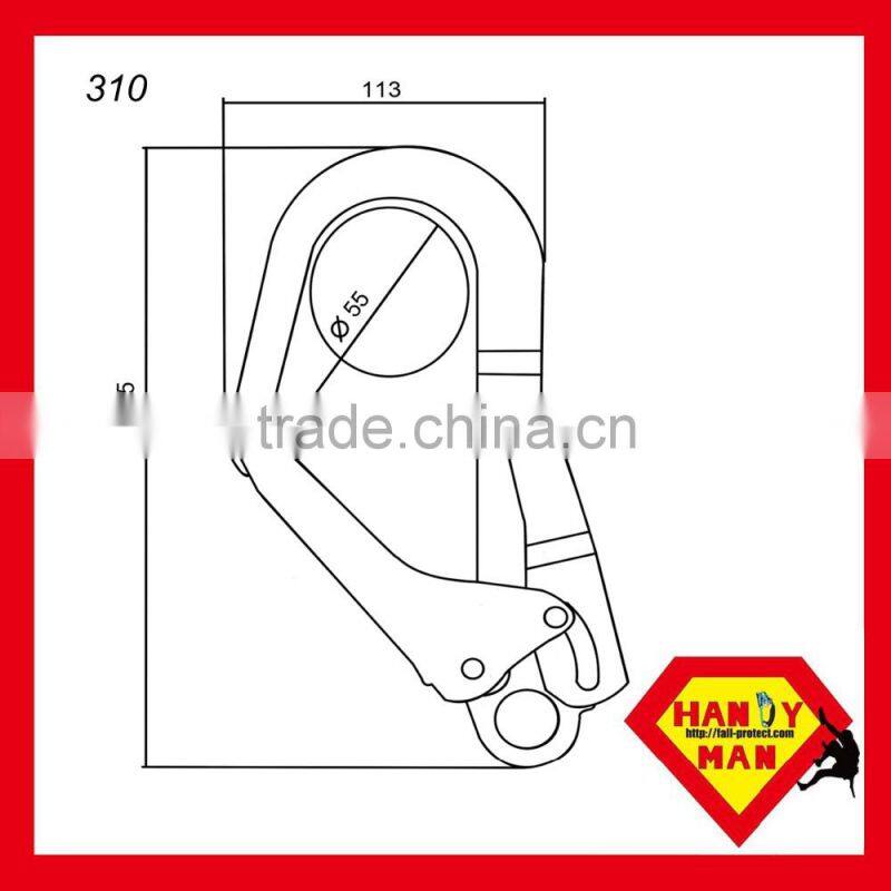 Large Open Gate Industrial Aluminum Alloy Rebar Hook