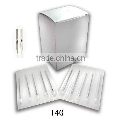 Sterile Body Piercing Needles 12,13,14,15,16,18,20G For Navel Ear Nose Lip