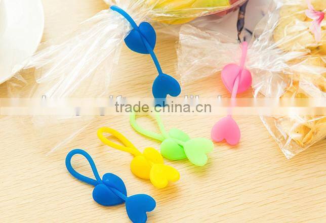 Hot promotional sealing clip silicone sealing clip plastic bag seal clips