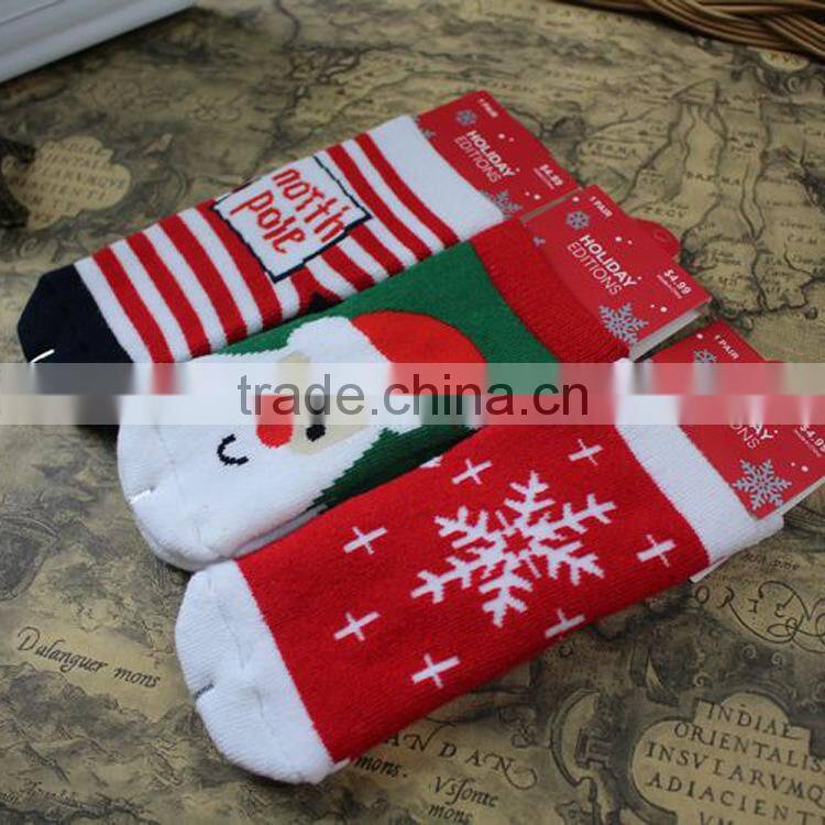 2015 New Fashion Design Christmas Socks Wholesale
