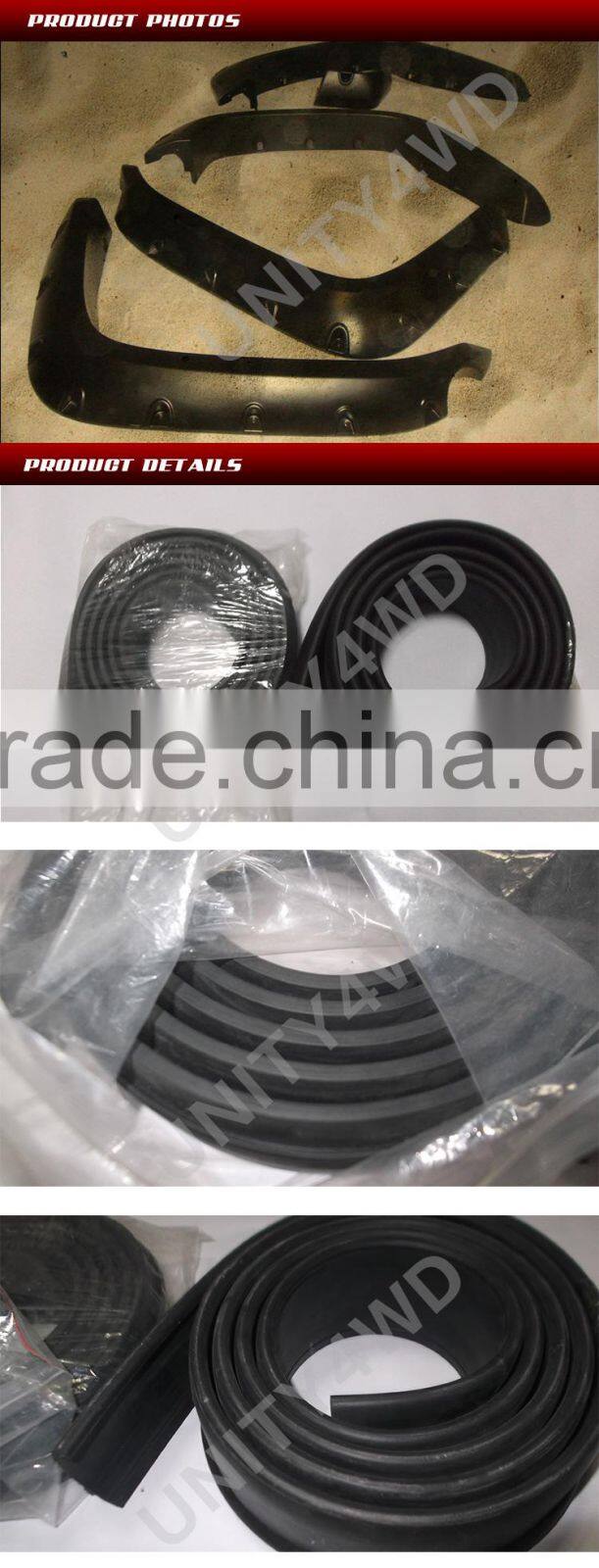 Customized logo GOOD MARKET Factory Original Size Wheel Arch Hilux Fender Flares for Toyota Hilux Vigo