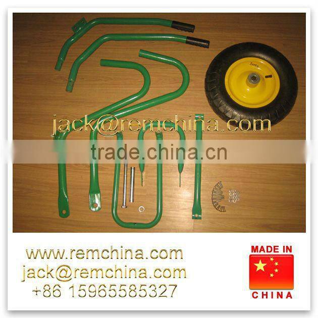 big plastic heavy duty green wheelbarrow WB5009S 85L