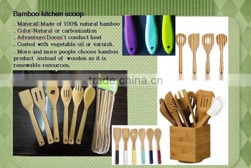 bambu tableware cutlery/Christmas bamboo dinner set/merchandising promotional gift