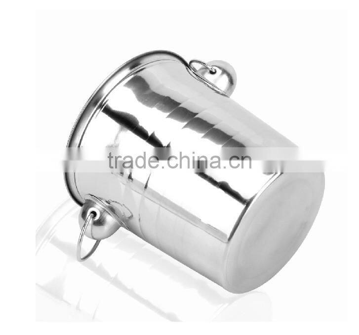 Wholesale champagne Beer Ice Bucket Custom Bulk Stainless Steel Metal Ice Bucket