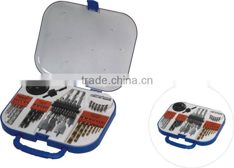 46pcs fantastic combine drill bit set in plastic case