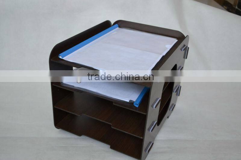 Customized wooden stand file holders for sale