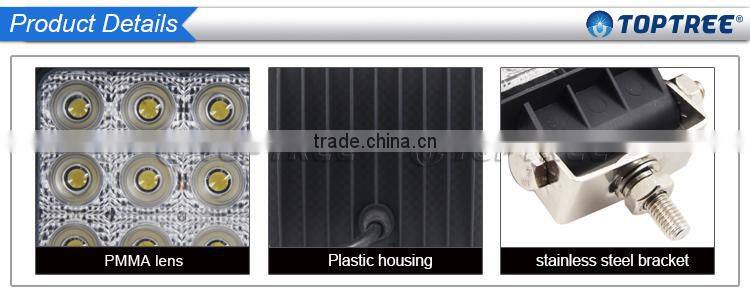 48W LED work light lamp Truck SUV ATV Forklift Off-road Vehicle Taillight 12/24V