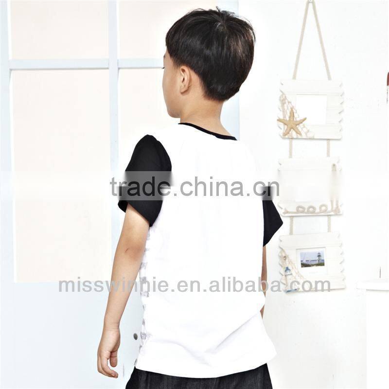 kids printed t-shirt short sleeve summer tee
