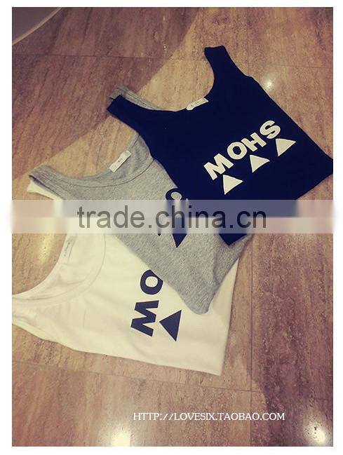 Stylish tank tops in bulk waistcoat for girls top printing designs