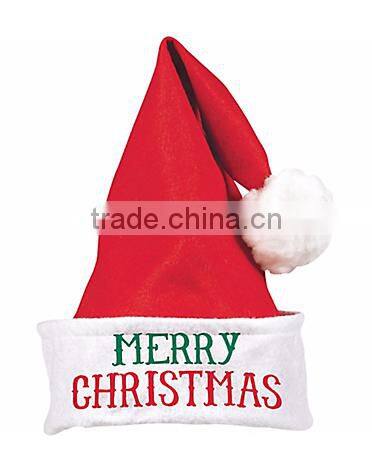 2016 Hot sell High quality customized christmas hats/santa hats