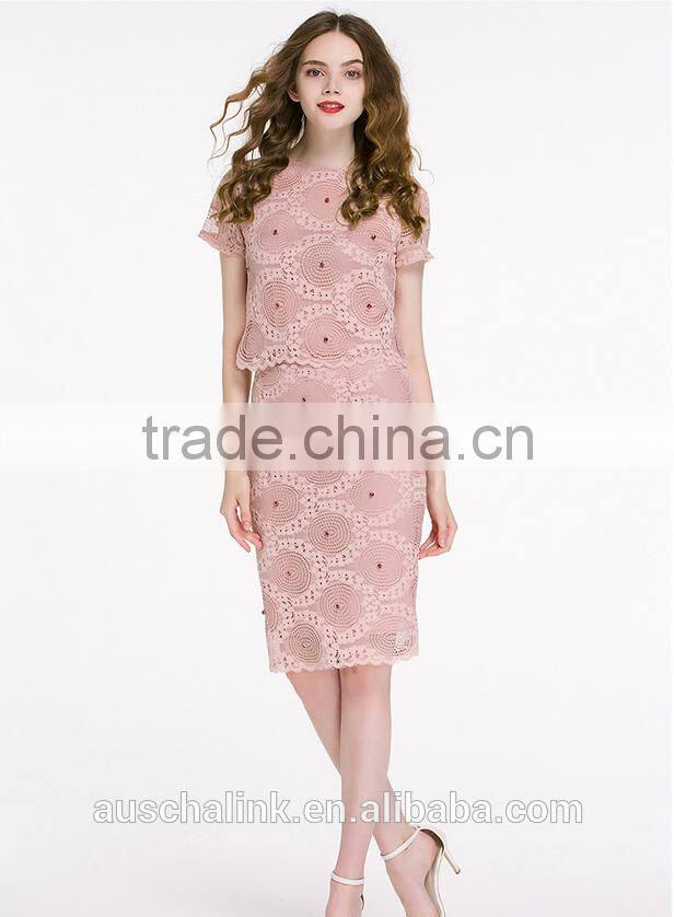 summer outdoor high waist fashion lady sexy lace tube skirt