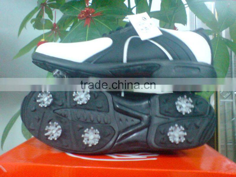high top brand golf shoes with spike for Ladies and Gentleman business sports on the grass