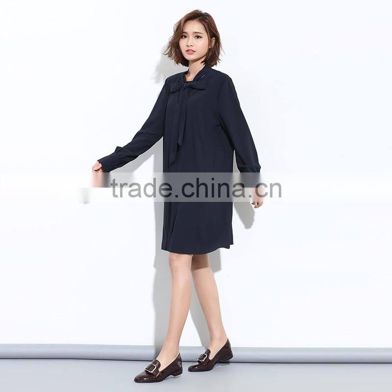 2017 new design ladies red chiffon long dress for women