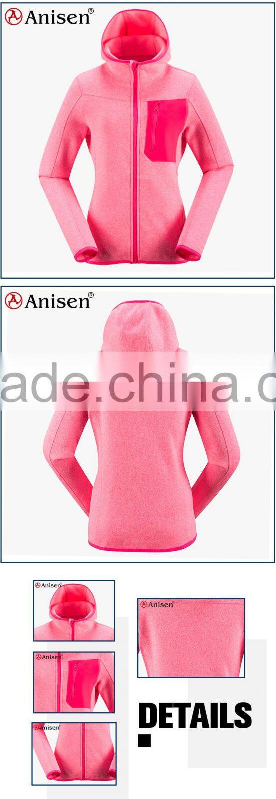 factory outlet breathable chest pocket sweater women jackets